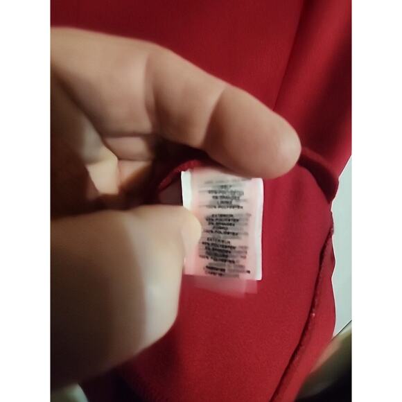 Guess Los Angeles Pencil Dress Wide Sleeve sz 10 Formal Form Fitting Red - Picture 3 of 6